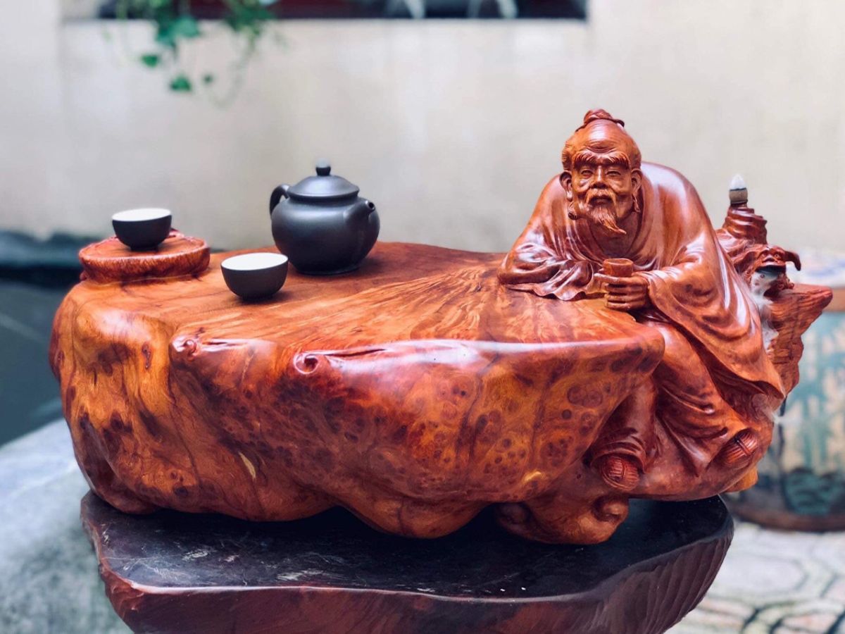 Đồ mỹ nghệ được chế tác từ nu gỗ hương (Nguồn: Sưu tầm)