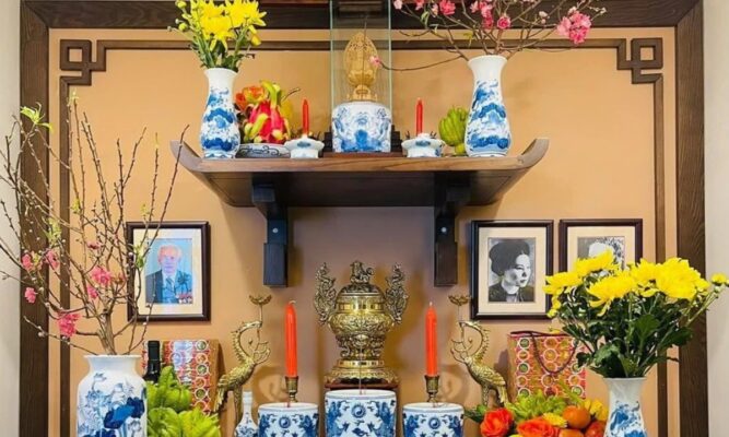 Cách bố trí bàn thờ gia tiên đúng cách, chuẩn phong thủy