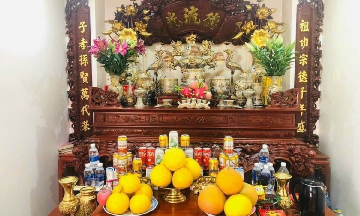 Lựa chọn đồ lễ tươi trên bàn thờ gia tiên