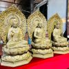 Bộ tượng phật tây phương tam thánh gỗ cẩm vàng cao 90 ngang 50 sâu 50 2