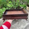 Khay trà gỗ trắc dài 30 rộng 20 dày 2 1