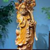 Tượng đạt ma sư tổ gỗ hương đá nguyên khối cao 160 ngang 55 sâu 55 2