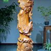 Tượng đạt ma sư tổ gỗ hương đá nguyên khối cao 160 ngang 55 sâu 55 4