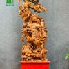 Tượng nhất tâm bái phật gỗ ngọc am cao 135 ngang 55 sâu 23