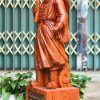 Tượng trần hưng đạo gỗ ngọc am cao 1m ngang 30 sâu 26 1