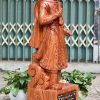 Tượng trần hưng đạo gỗ ngọc am cao 1m ngang 30 sâu 26 2